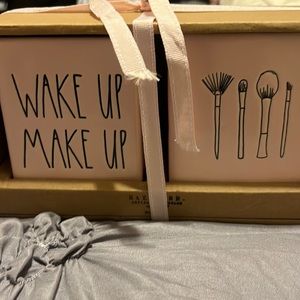 Rae Dunn makeup brush cups